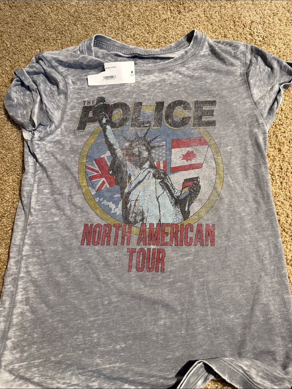 Recycled Karma The Police Graphic Band Tee | Size Small | Excellent Condition